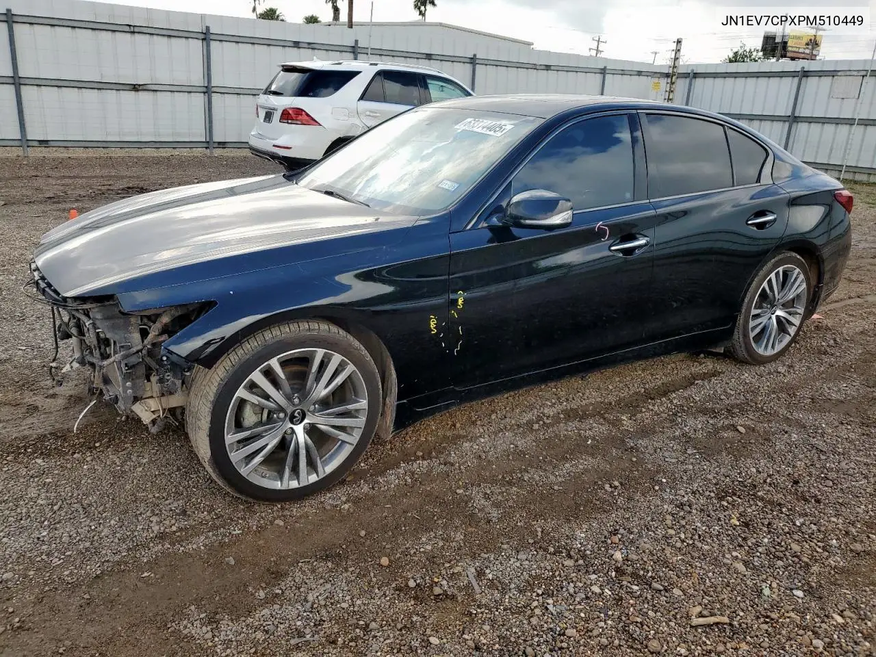 2023 Infiniti Q50 Sensory VIN: JN1EV7CPXPM510449 Lot: 63314405