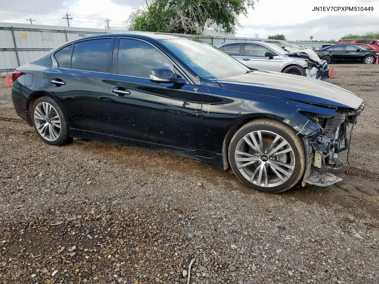 2023 Infiniti Q50 Sensory VIN: JN1EV7CPXPM510449 Lot: 63314405