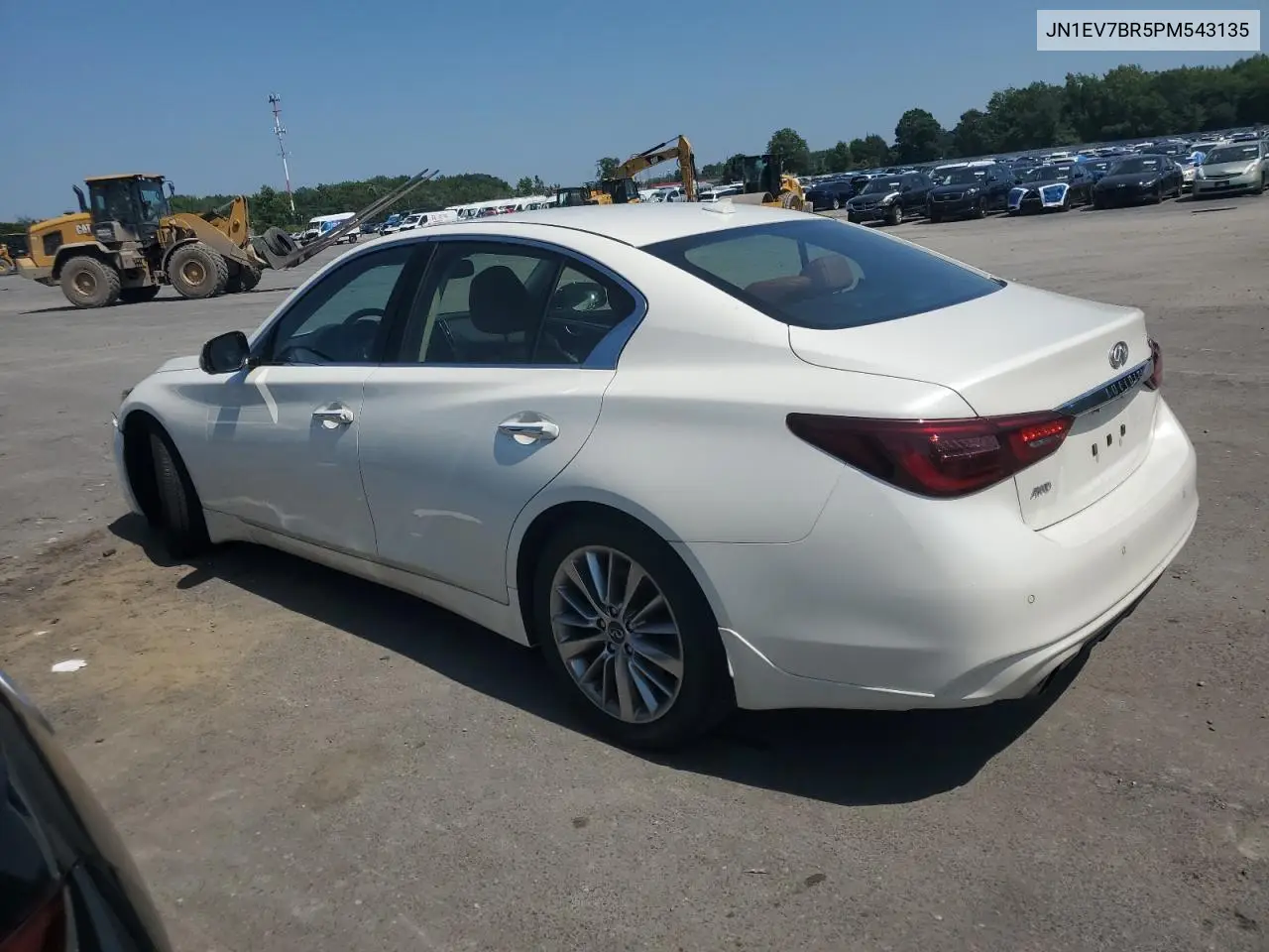 2023 Infiniti Q50 Luxe VIN: JN1EV7BR5PM543135 Lot: 63479045