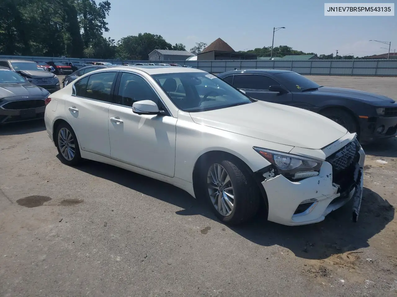 2023 Infiniti Q50 Luxe VIN: JN1EV7BR5PM543135 Lot: 63479045