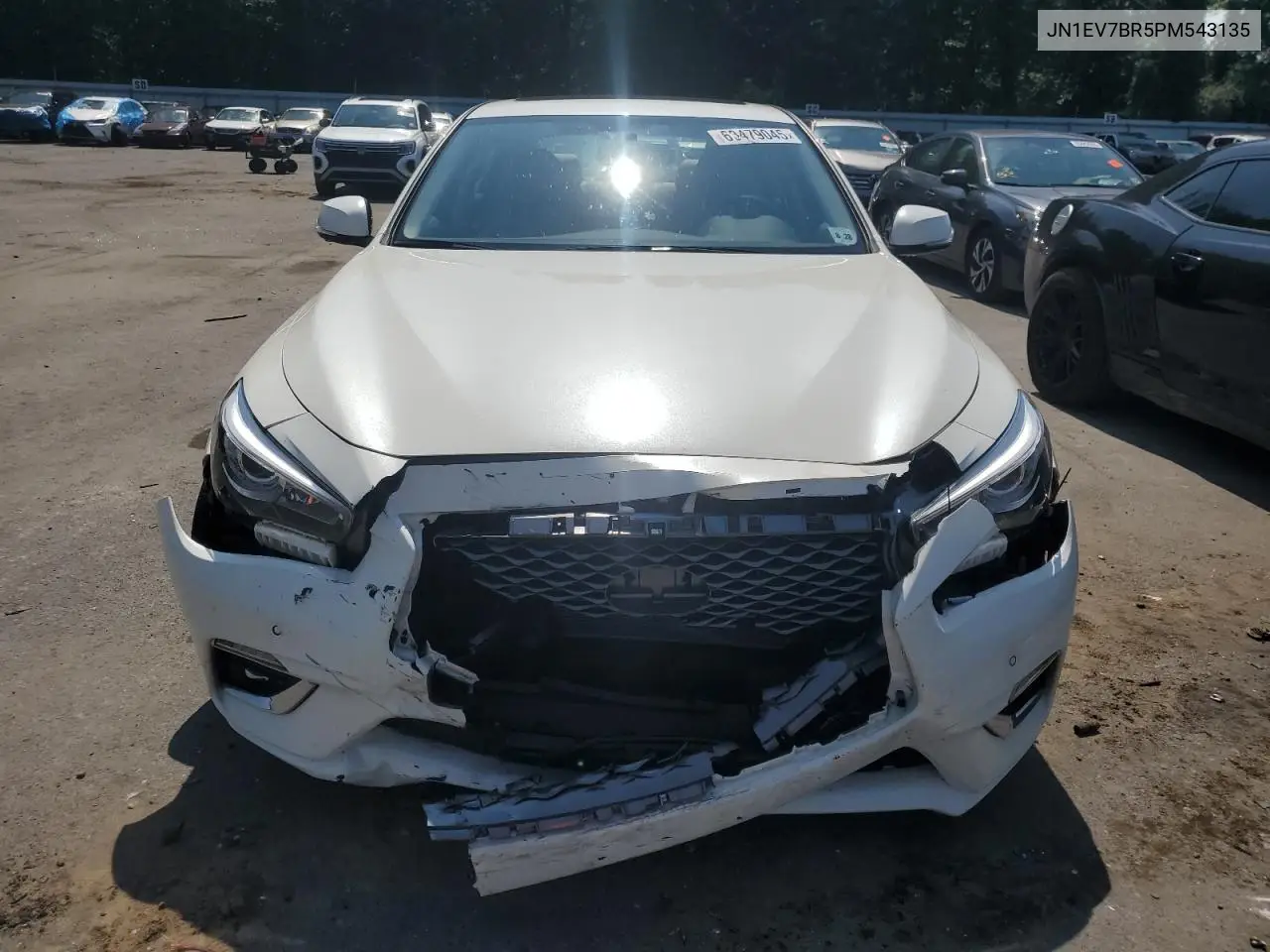 2023 Infiniti Q50 Luxe VIN: JN1EV7BR5PM543135 Lot: 63479045