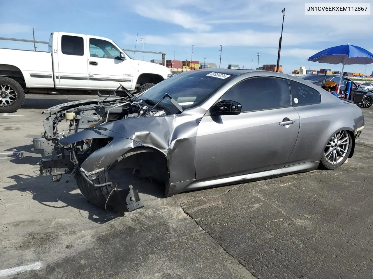 2014 Infiniti Q60 Journey VIN: JN1CV6EKXEM112867 Lot: 48526075