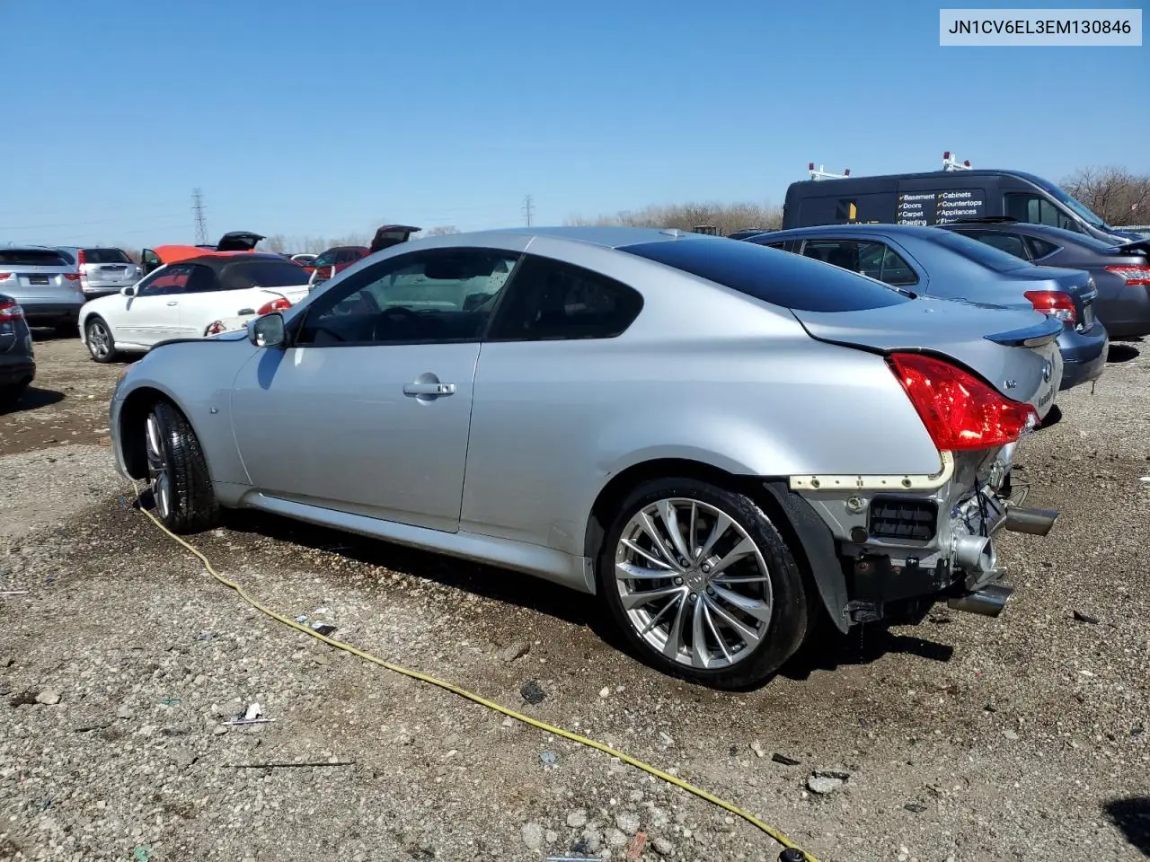 2014 Infiniti Q60 Journey VIN: JN1CV6EL3EM130846 Lot: 51931855