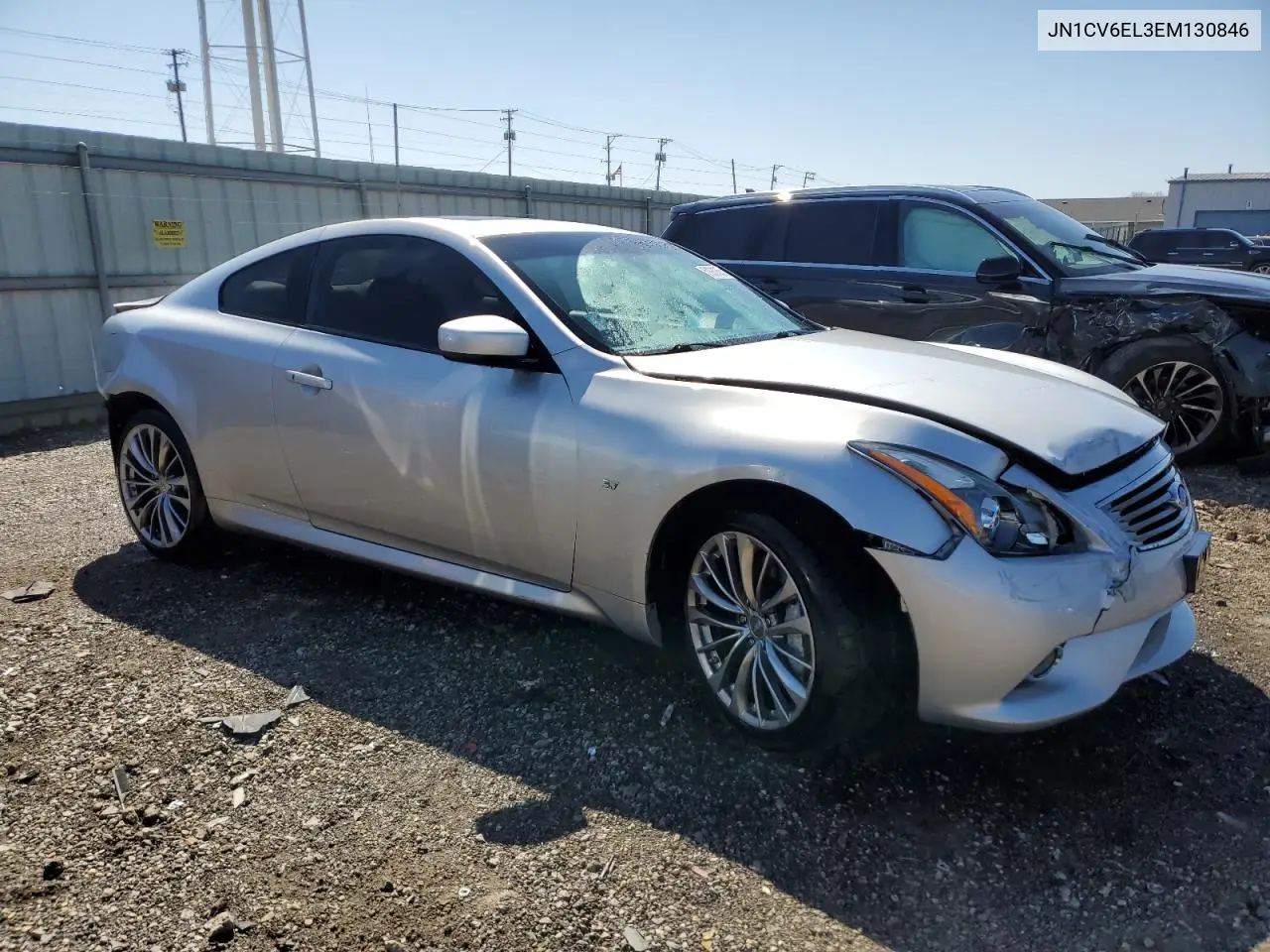 2014 Infiniti Q60 Journey VIN: JN1CV6EL3EM130846 Lot: 51931855