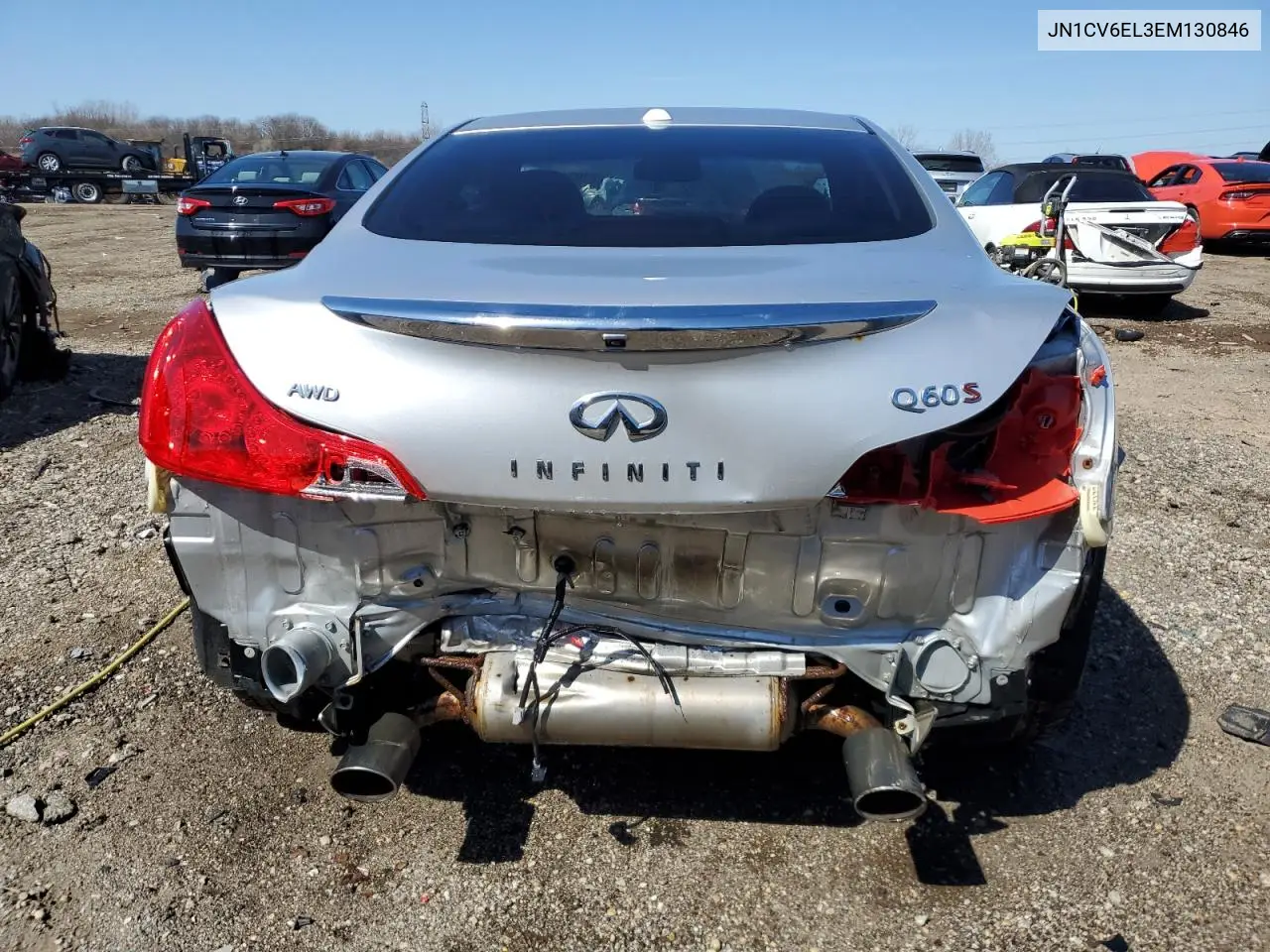 2014 Infiniti Q60 Journey VIN: JN1CV6EL3EM130846 Lot: 51931855