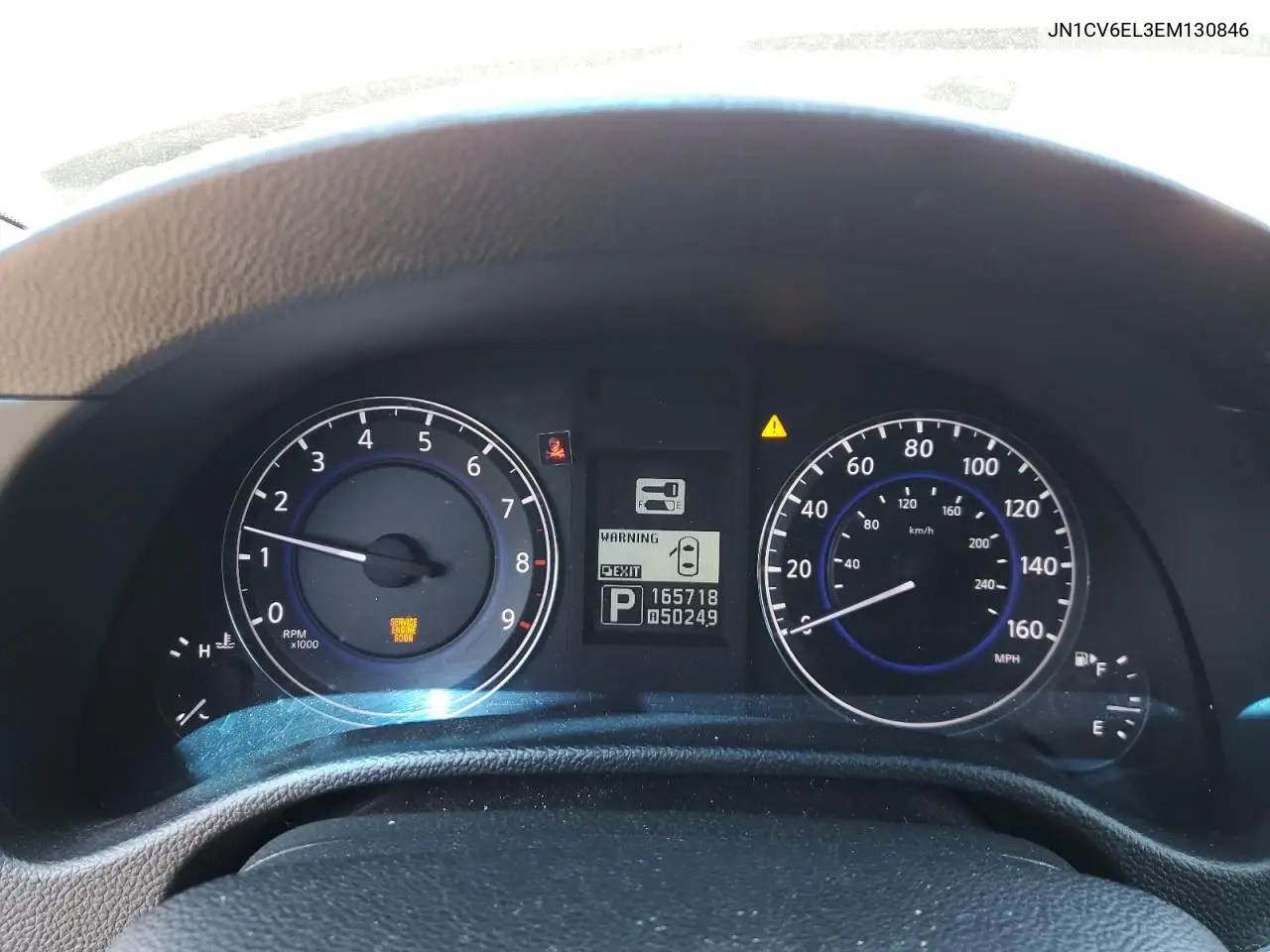 2014 Infiniti Q60 Journey VIN: JN1CV6EL3EM130846 Lot: 51931855