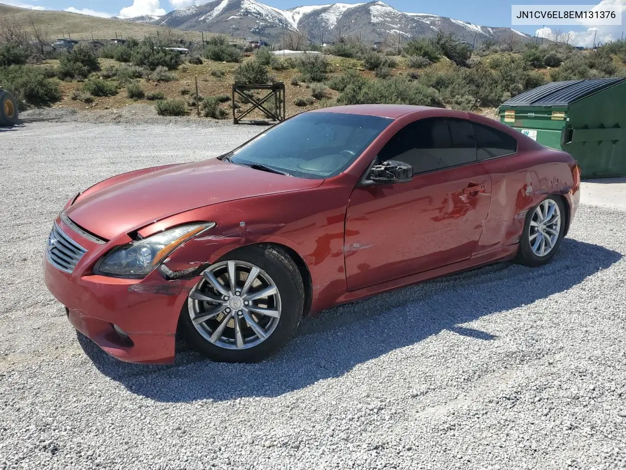2014 Infiniti Q60 Journey VIN: JN1CV6EL8EM131376 Lot: 53483285