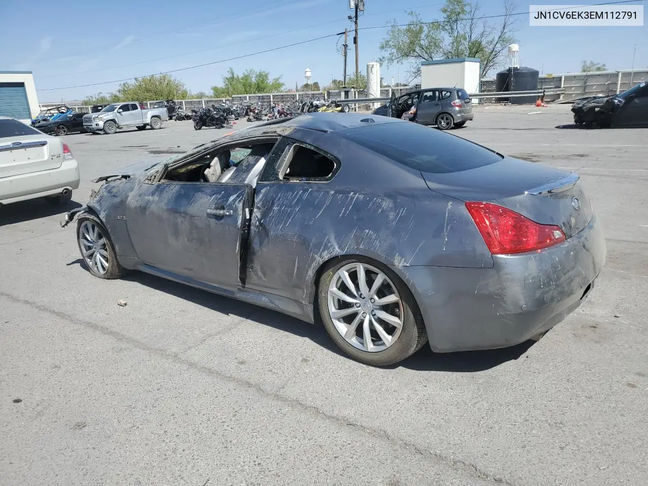 2014 Infiniti Q60 Journey VIN: JN1CV6EK3EM112791 Lot: 54754265