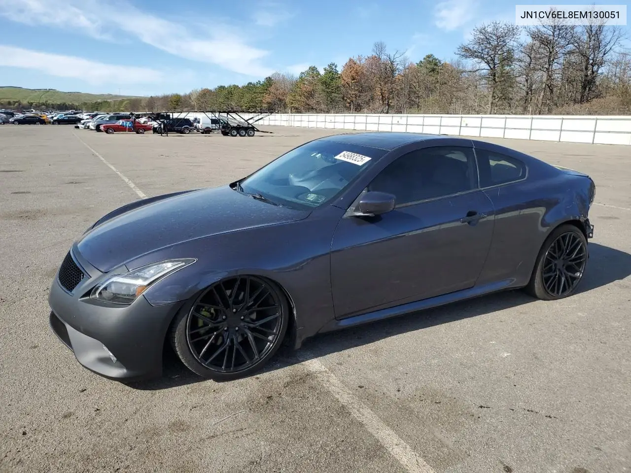 2014 Infiniti Q60 Journey VIN: JN1CV6EL8EM130051 Lot: 54988325