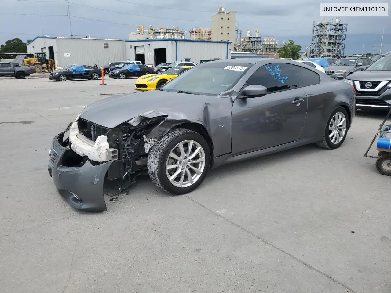 2014 Infiniti Q60 Journey VIN: JN1CV6EK4EM110113 Lot: 56972175