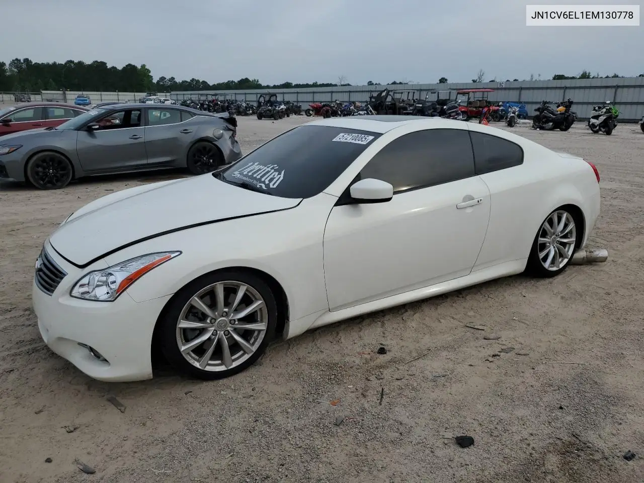 2014 Infiniti Q60 Journey VIN: JN1CV6EL1EM130778 Lot: 57210085