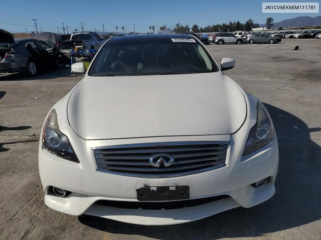 2014 Infiniti Q60 Journey VIN: JN1CV6EK6EM111781 Lot: 57993645