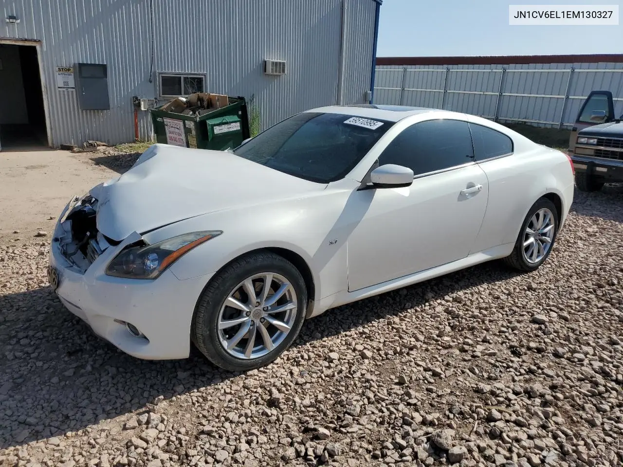 2014 Infiniti Q60 Journey VIN: JN1CV6EL1EM130327 Lot: 59510995