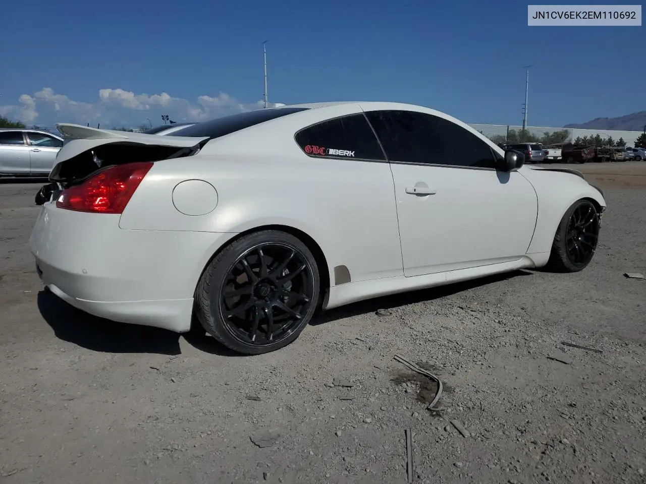 2014 Infiniti Q60 Journey VIN: JN1CV6EK2EM110692 Lot: 59938205