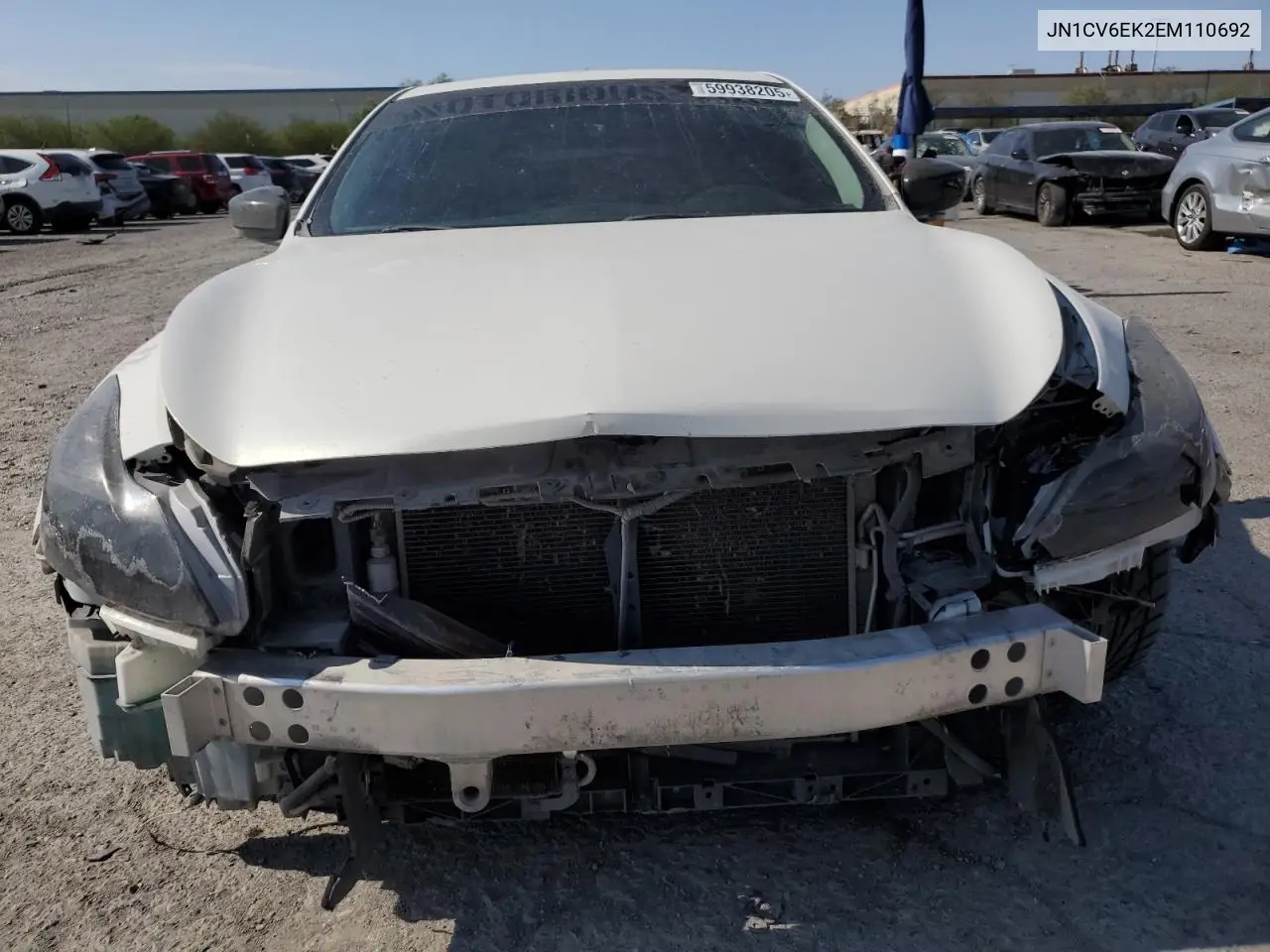 2014 Infiniti Q60 Journey VIN: JN1CV6EK2EM110692 Lot: 59938205