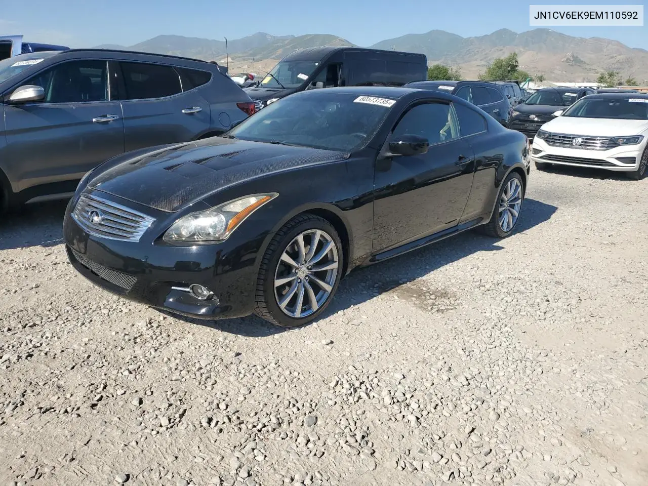 2014 Infiniti Q60 Journey VIN: JN1CV6EK9EM110592 Lot: 60573735