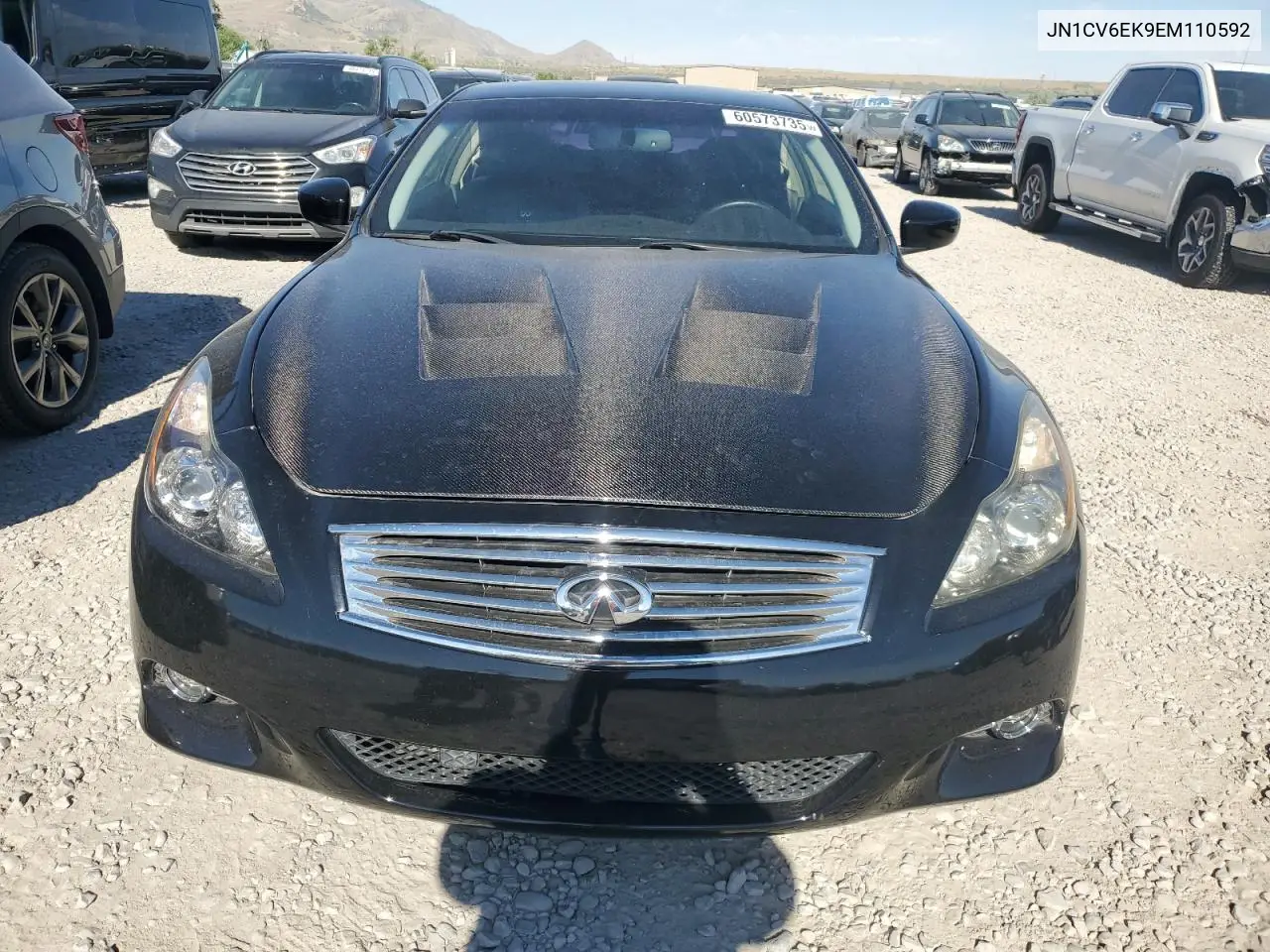 2014 Infiniti Q60 Journey VIN: JN1CV6EK9EM110592 Lot: 60573735