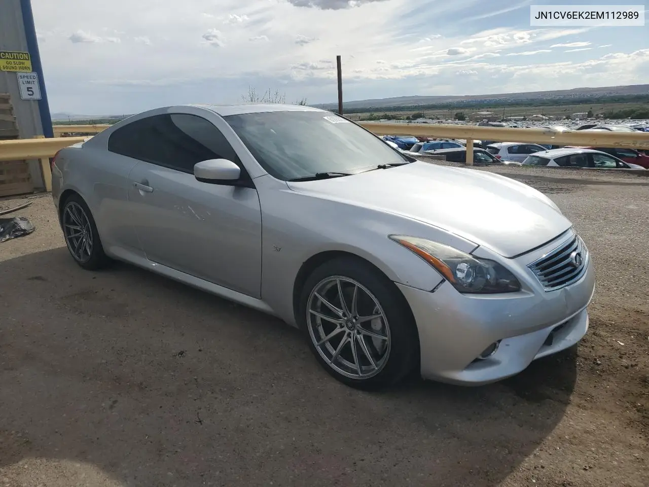 2014 Infiniti Q60 Journey VIN: JN1CV6EK2EM112989 Lot: 61093565