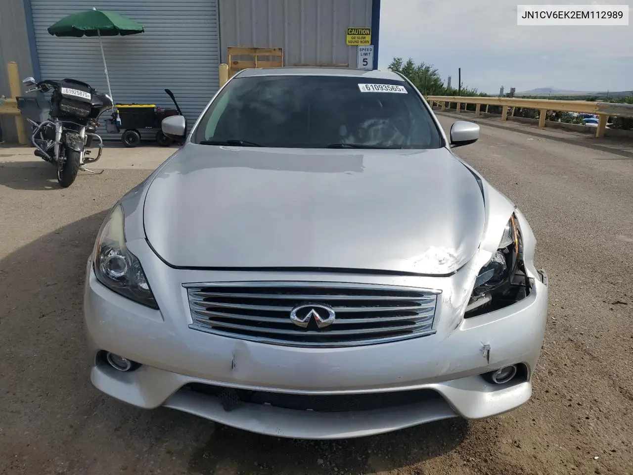 2014 Infiniti Q60 Journey VIN: JN1CV6EK2EM112989 Lot: 61093565