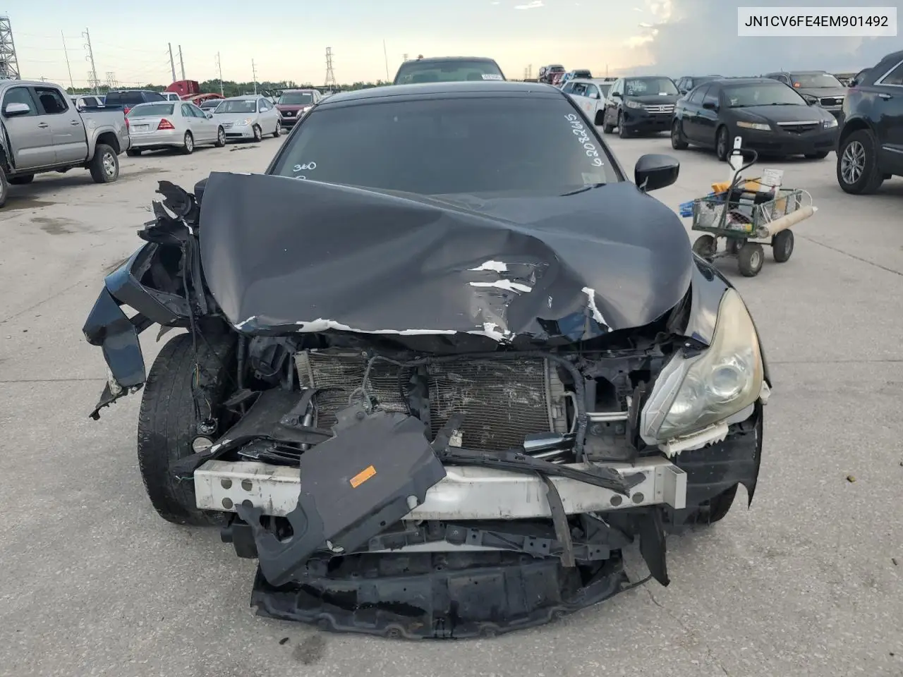 2014 Infiniti Q60 Base VIN: JN1CV6FE4EM901492 Lot: 62082615