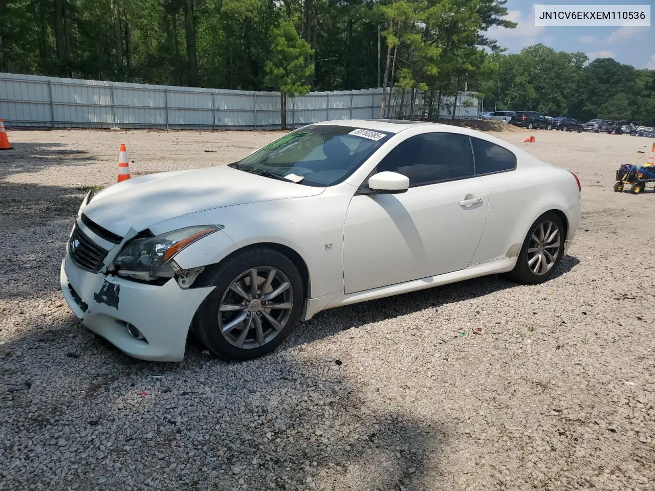 2014 Infiniti Q60 Journey VIN: JN1CV6EKXEM110536 Lot: 63760385