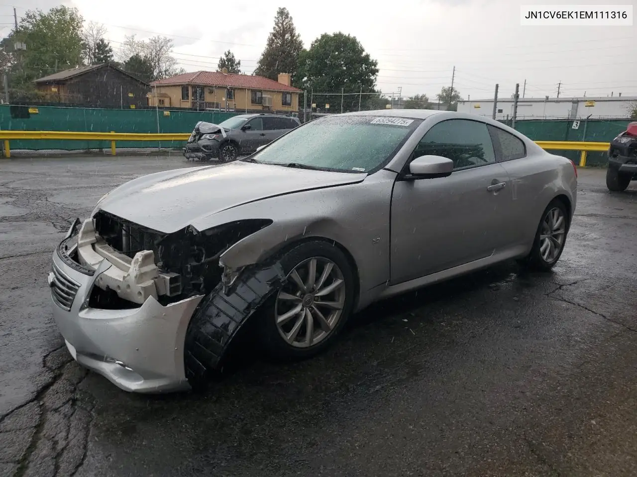 2014 Infiniti Q60 Journey VIN: JN1CV6EK1EM111316 Lot: 65294275