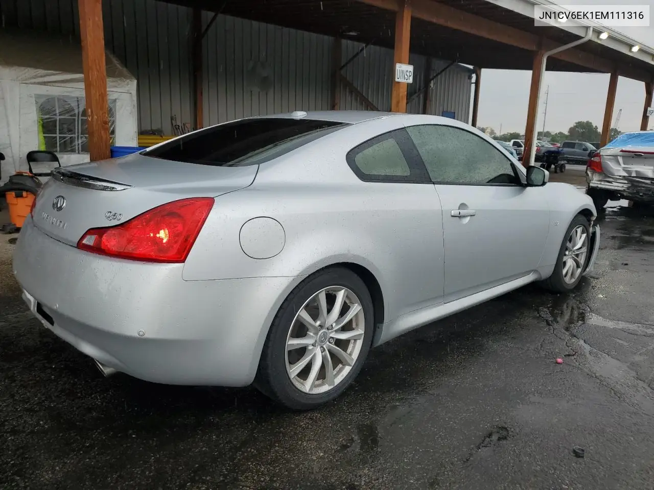 2014 Infiniti Q60 Journey VIN: JN1CV6EK1EM111316 Lot: 65294275