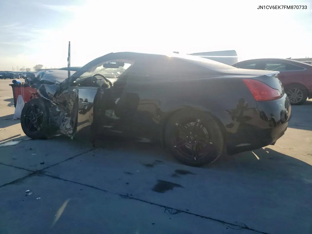 2015 Infiniti Q60 Journey VIN: JN1CV6EK7FM870733 Lot: 47119095