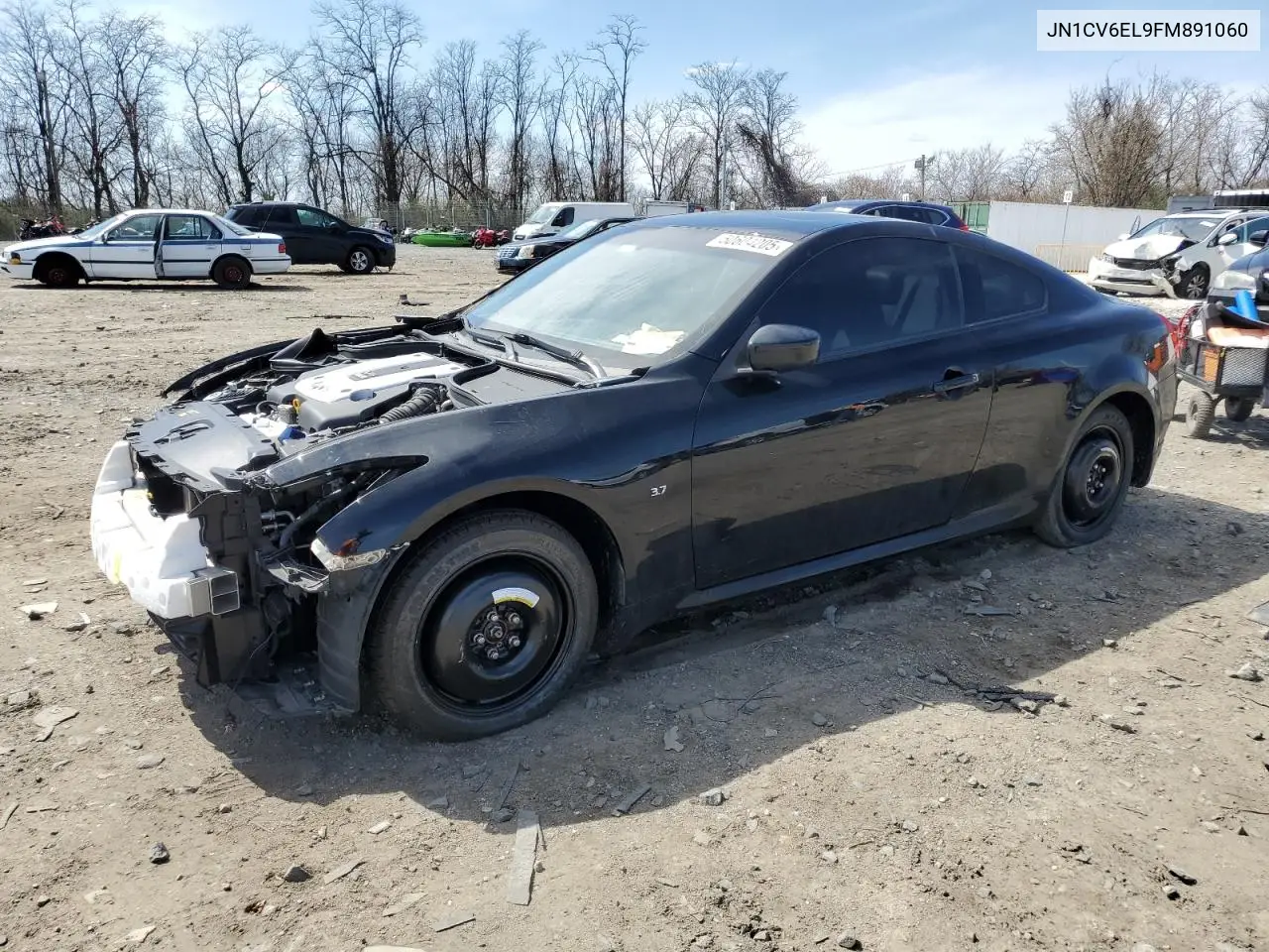 2015 Infiniti Q60 Journey VIN: JN1CV6EL9FM891060 Lot: 50604205
