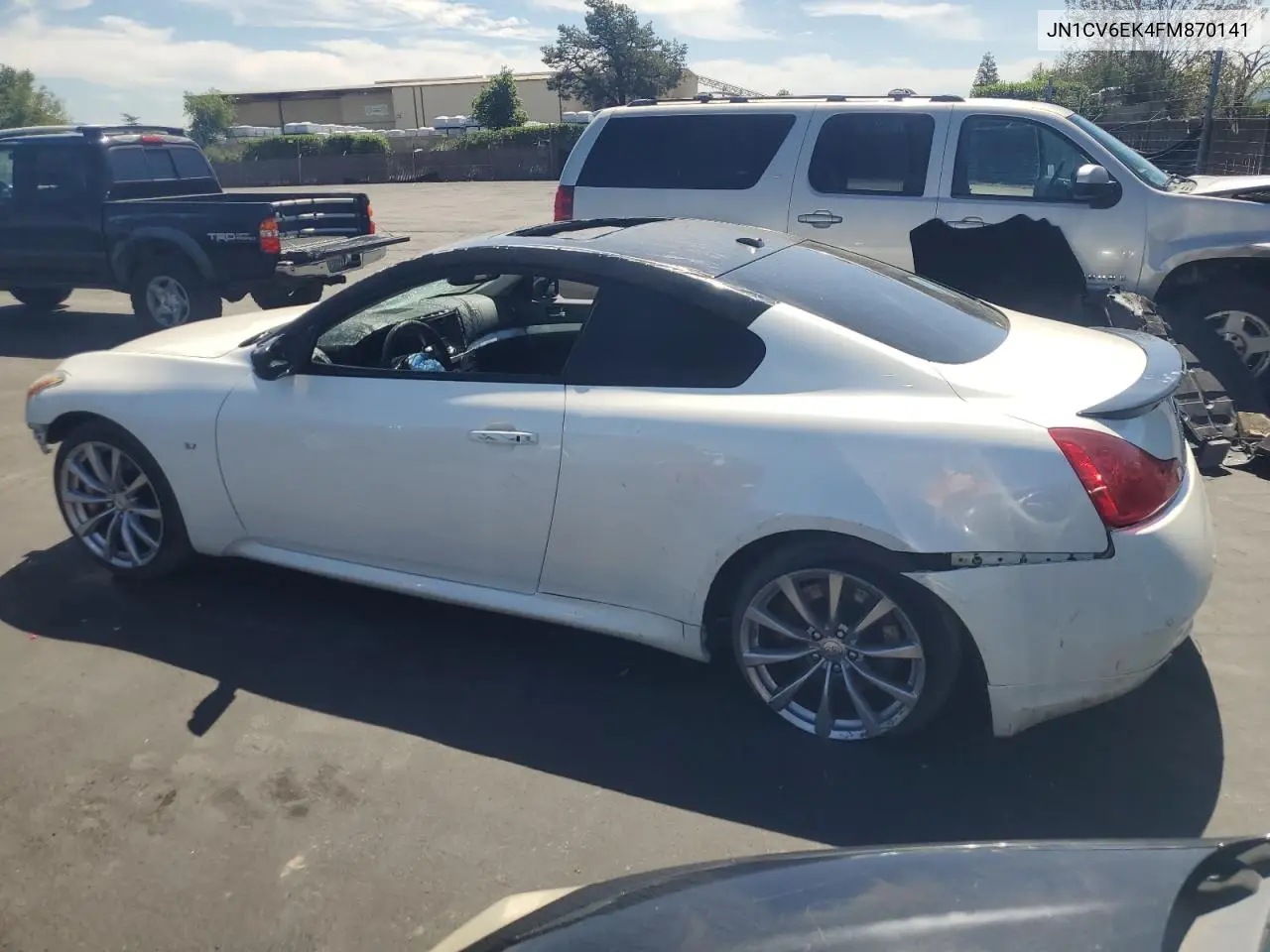 2015 Infiniti Q60 Journey VIN: JN1CV6EK4FM870141 Lot: 52648095