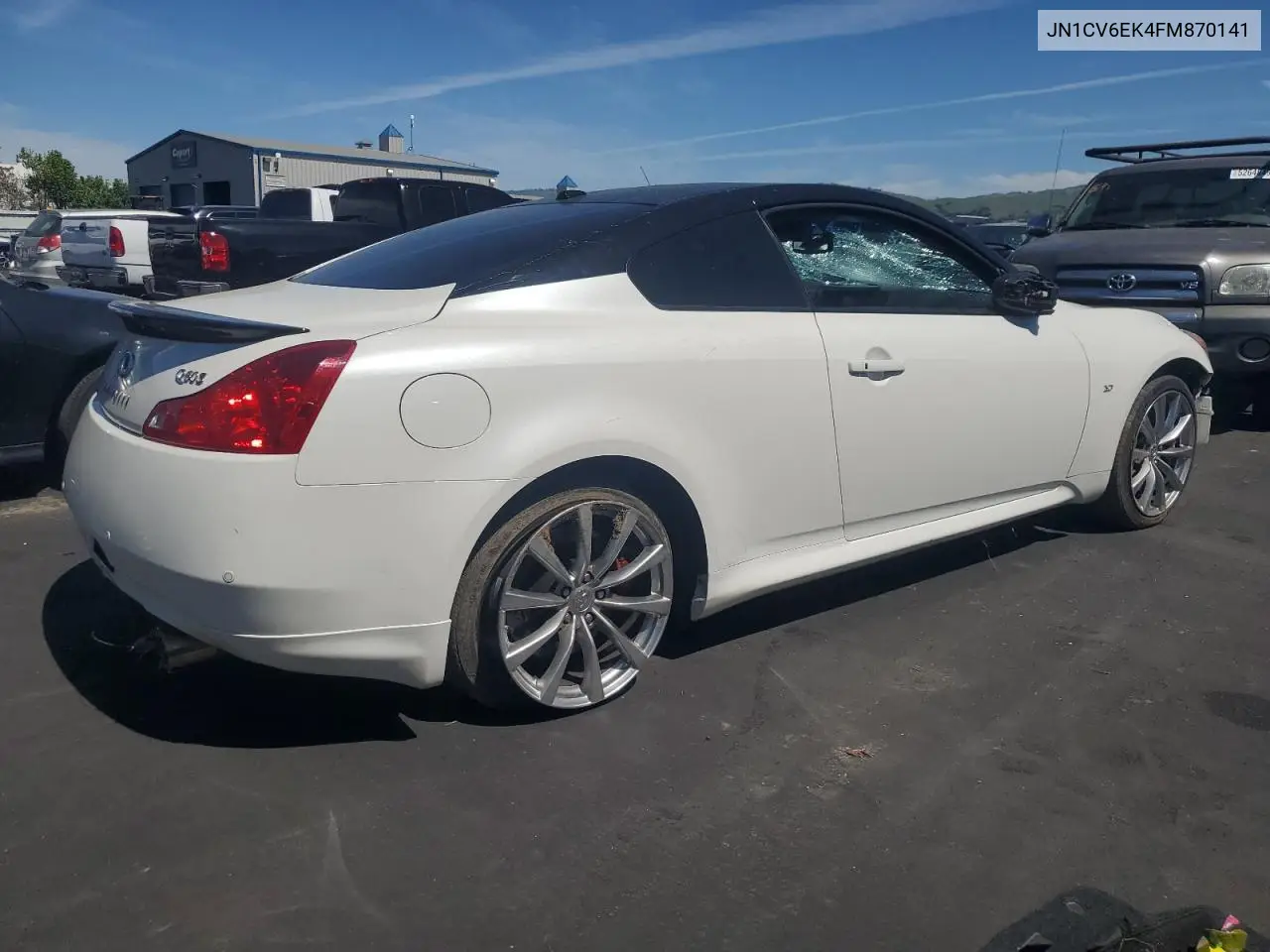 2015 Infiniti Q60 Journey VIN: JN1CV6EK4FM870141 Lot: 52648095