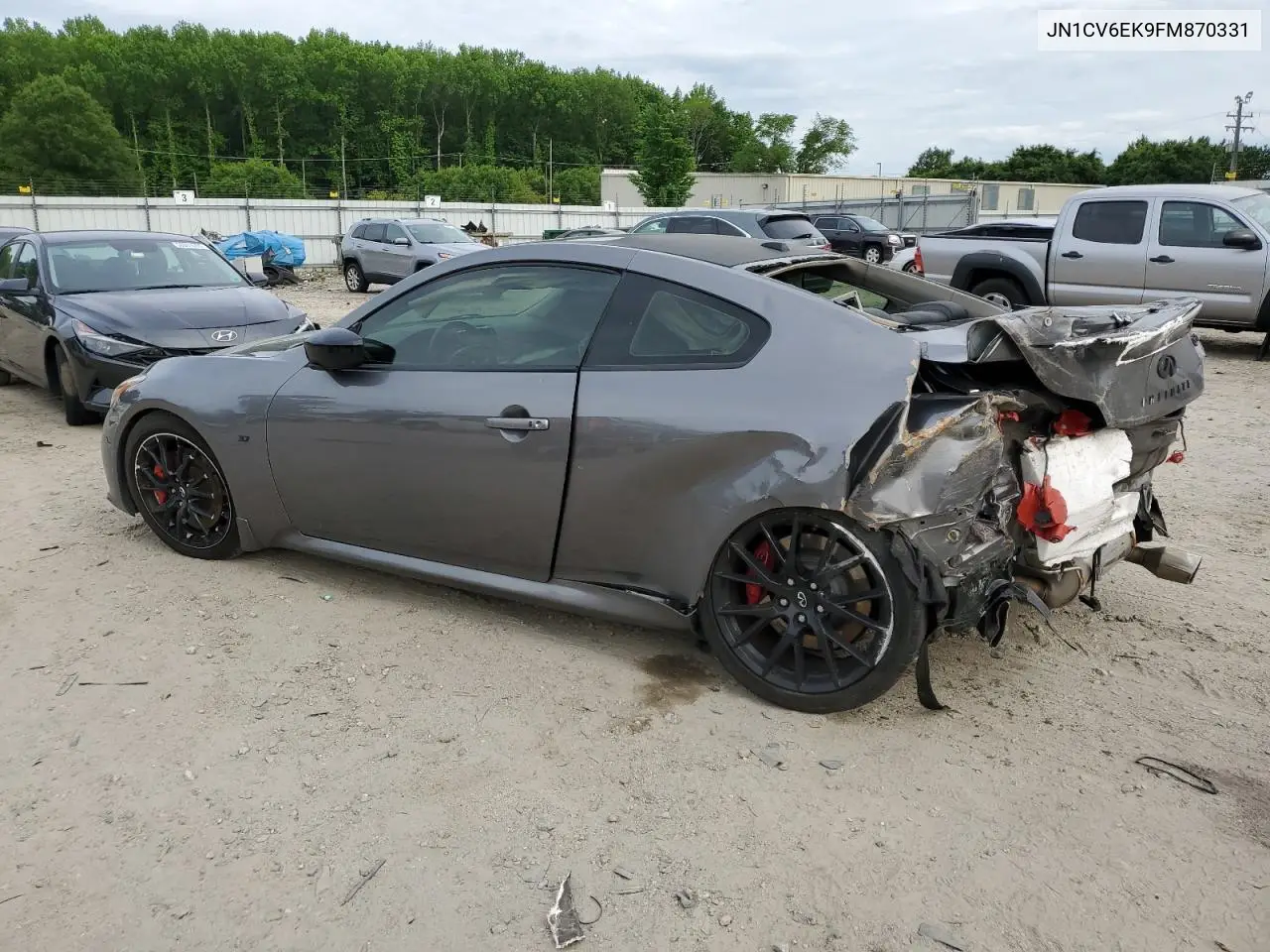2015 Infiniti Q60 Journey VIN: JN1CV6EK9FM870331 Lot: 55920195