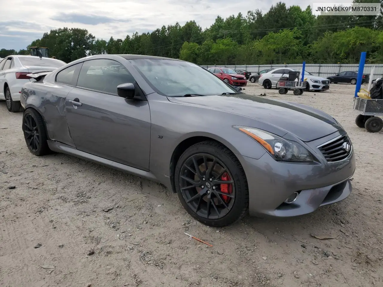 2015 Infiniti Q60 Journey VIN: JN1CV6EK9FM870331 Lot: 55920195