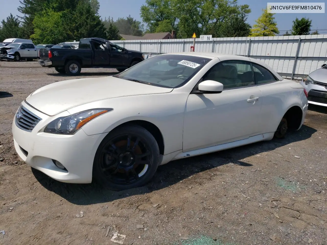 2015 Infiniti Q60 Base VIN: JN1CV6FE9FM810476 Lot: 58850725