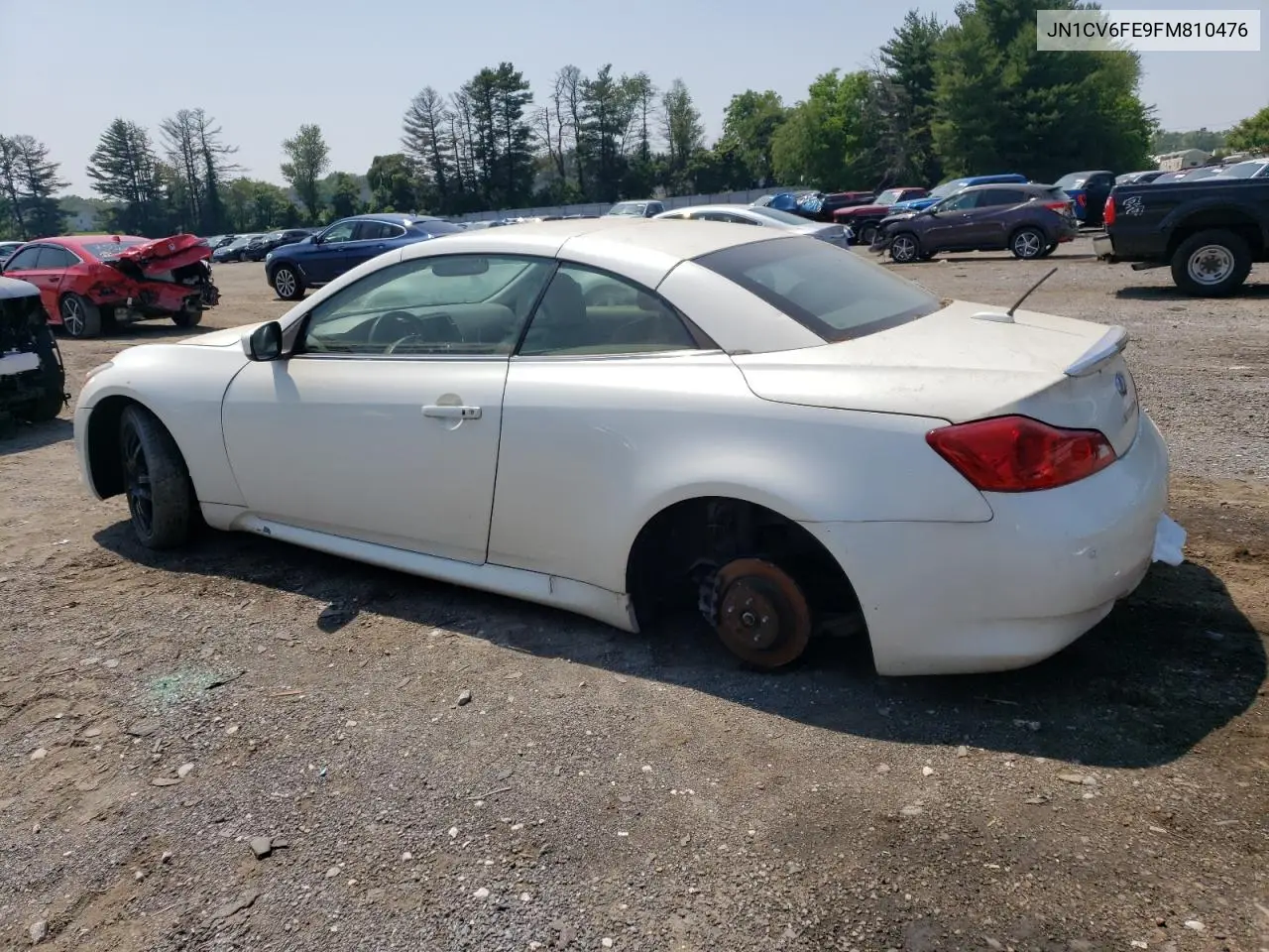 2015 Infiniti Q60 Base VIN: JN1CV6FE9FM810476 Lot: 58850725