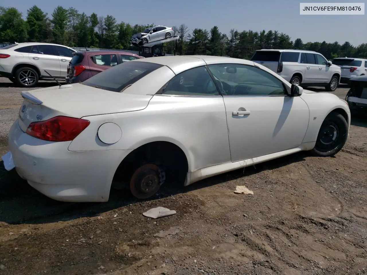 2015 Infiniti Q60 Base VIN: JN1CV6FE9FM810476 Lot: 58850725