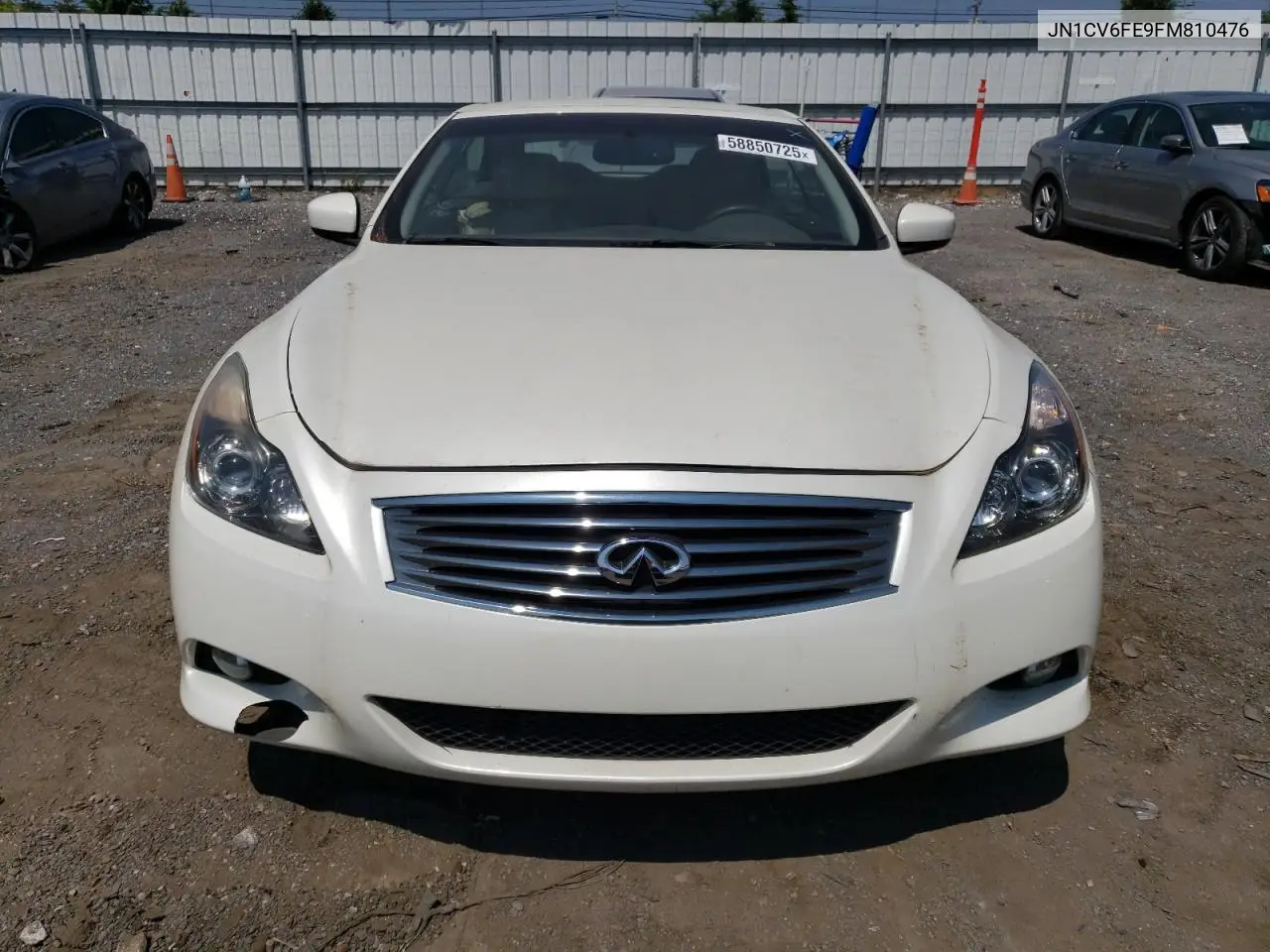 2015 Infiniti Q60 Base VIN: JN1CV6FE9FM810476 Lot: 58850725