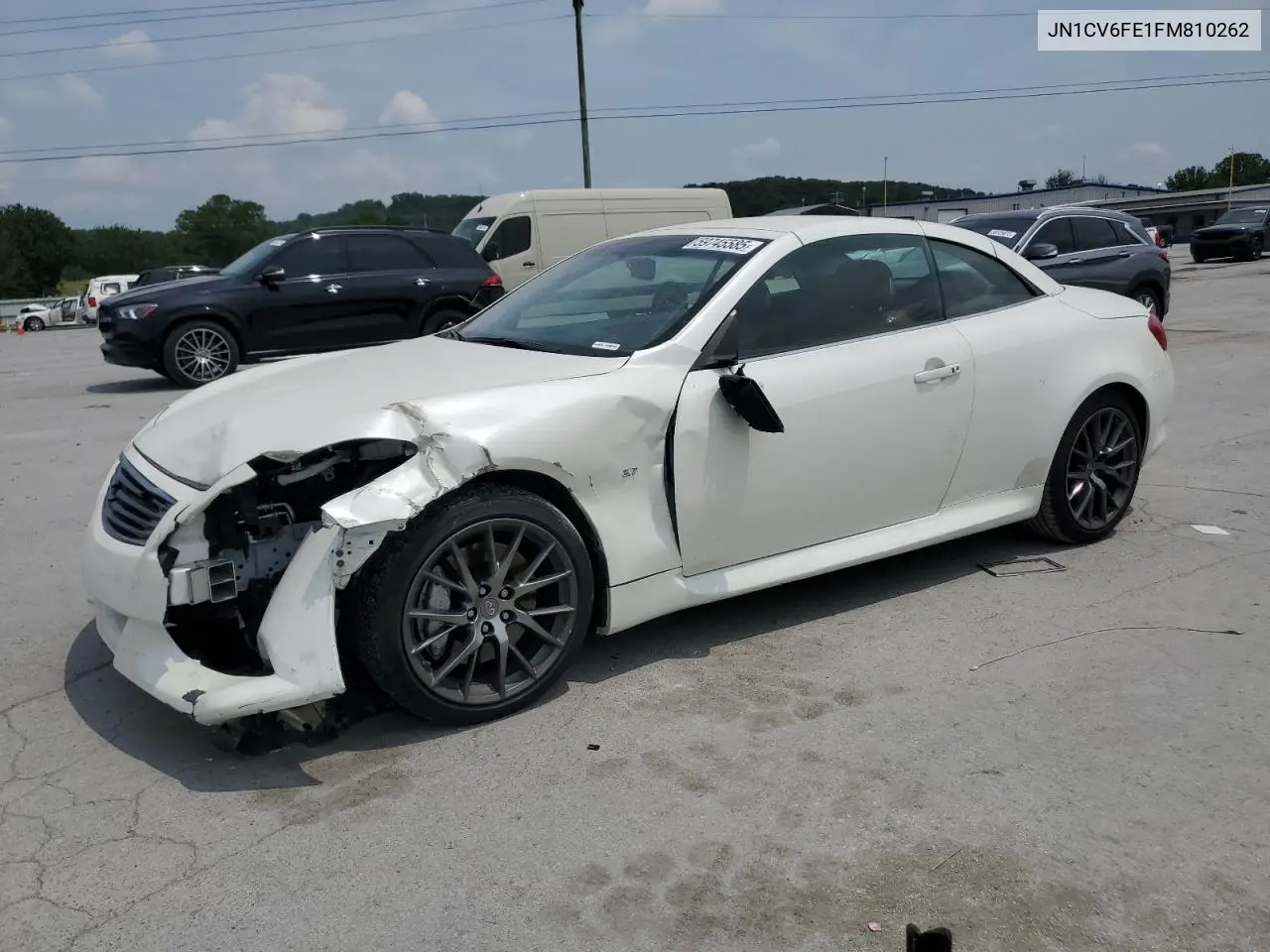 2015 Infiniti Q60 Base VIN: JN1CV6FE1FM810262 Lot: 59745585
