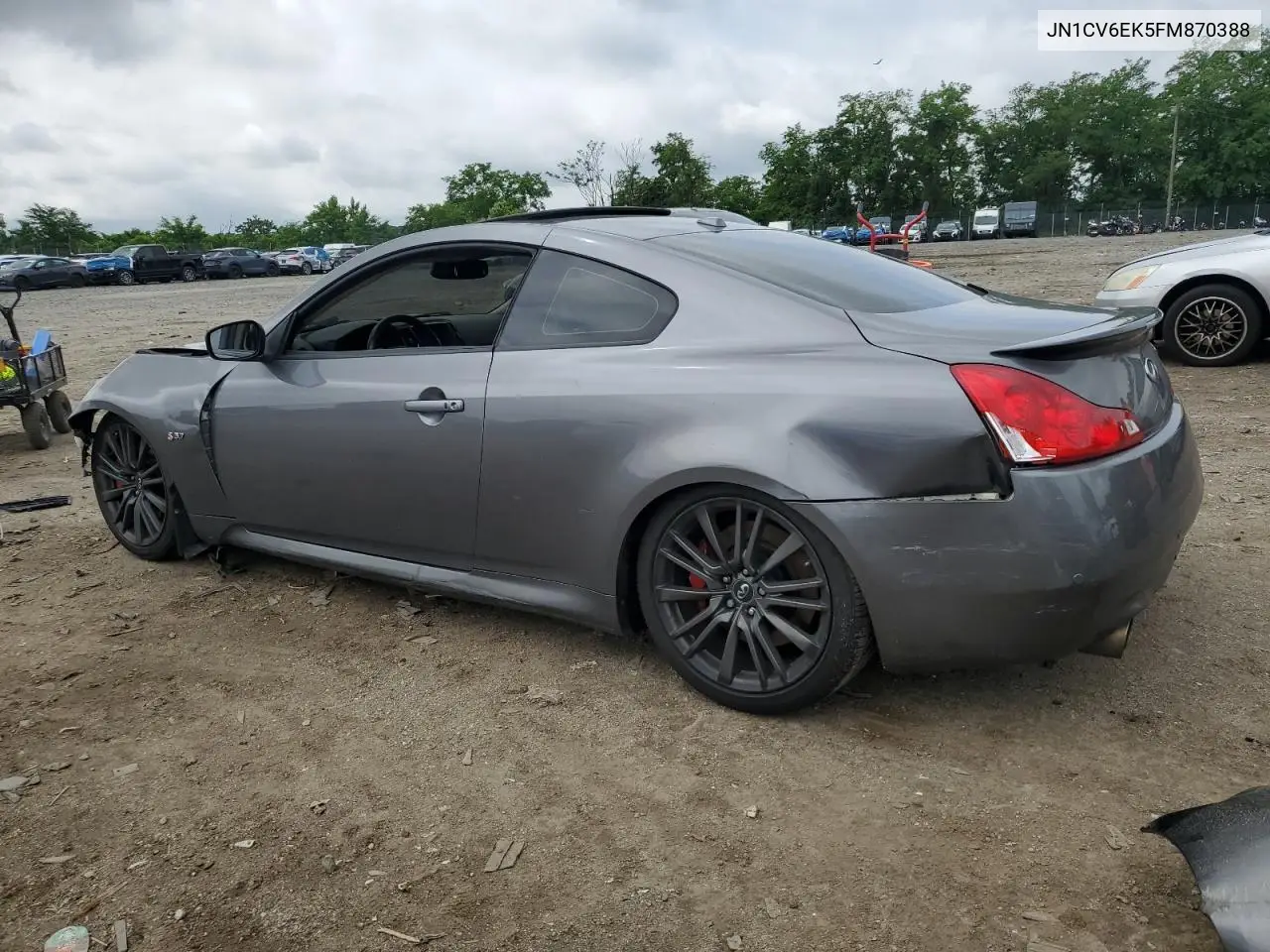 2015 Infiniti Q60 Journey VIN: JN1CV6EK5FM870388 Lot: 59975555