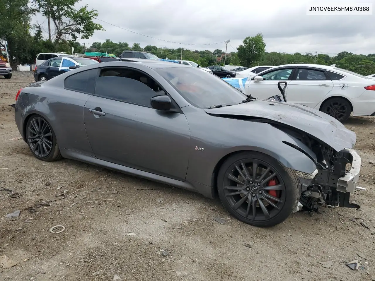 2015 Infiniti Q60 Journey VIN: JN1CV6EK5FM870388 Lot: 59975555