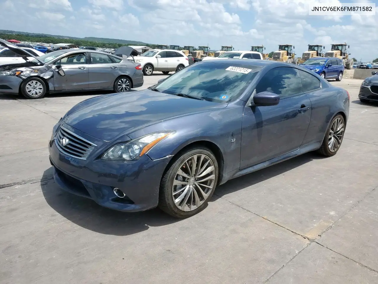 2015 Infiniti Q60 Journey VIN: JN1CV6EK6FM871582 Lot: 62221215