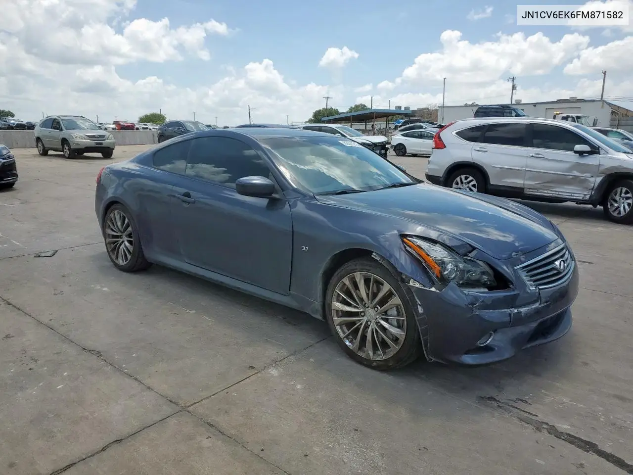 2015 Infiniti Q60 Journey VIN: JN1CV6EK6FM871582 Lot: 62221215