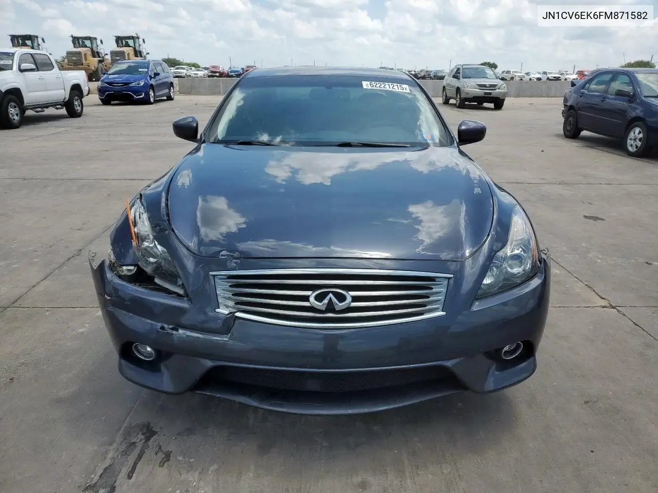 2015 Infiniti Q60 Journey VIN: JN1CV6EK6FM871582 Lot: 62221215