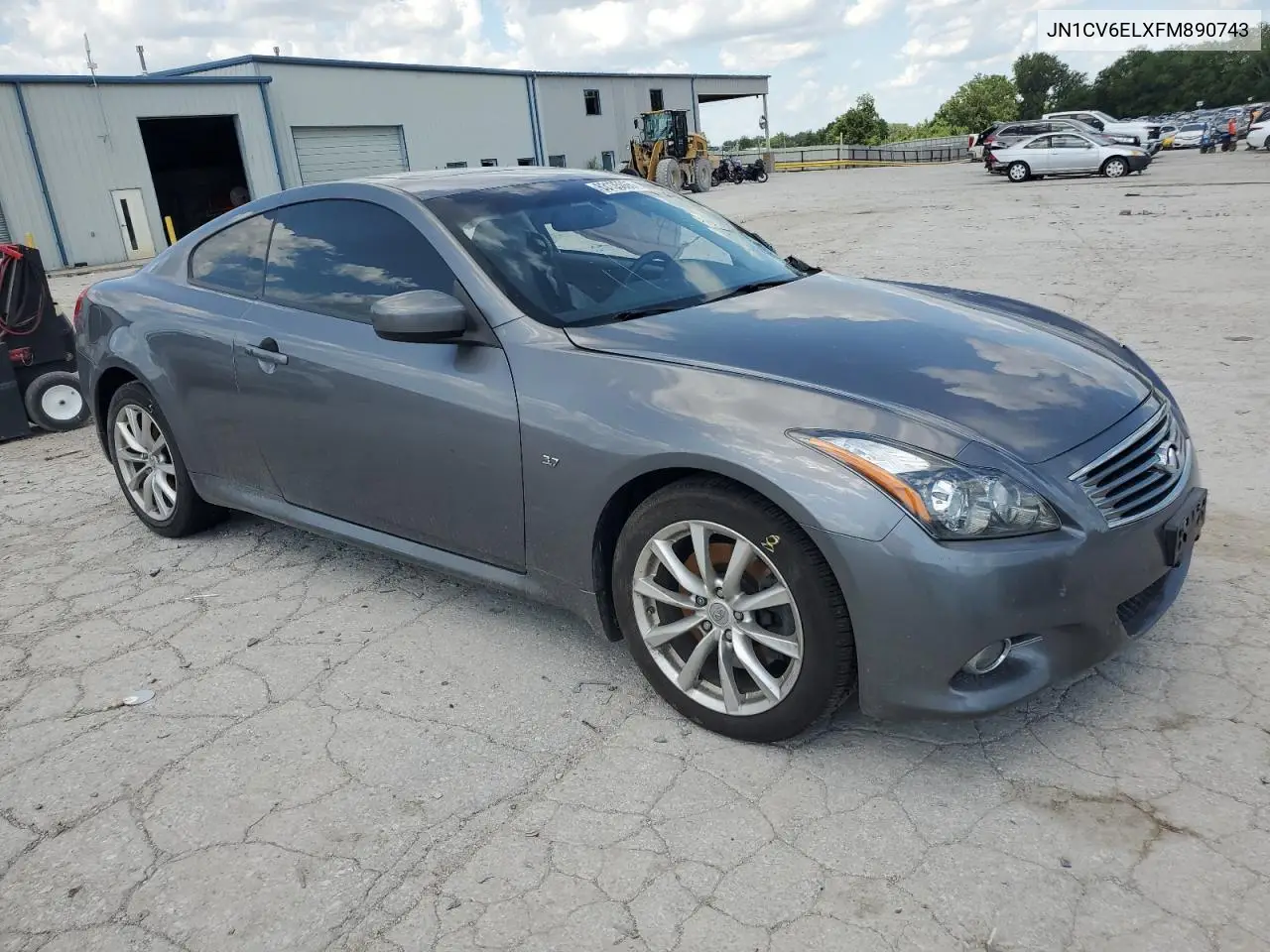2015 Infiniti Q60 Journey VIN: JN1CV6ELXFM890743 Lot: 63135065