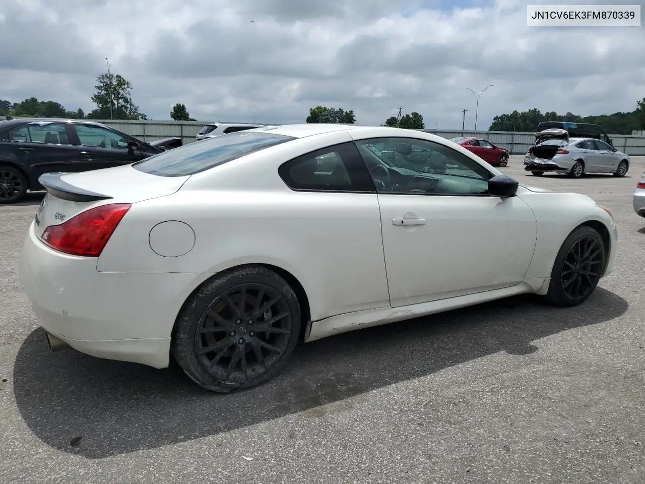 2015 Infiniti Q60 Journey VIN: JN1CV6EK3FM870339 Lot: 63240465