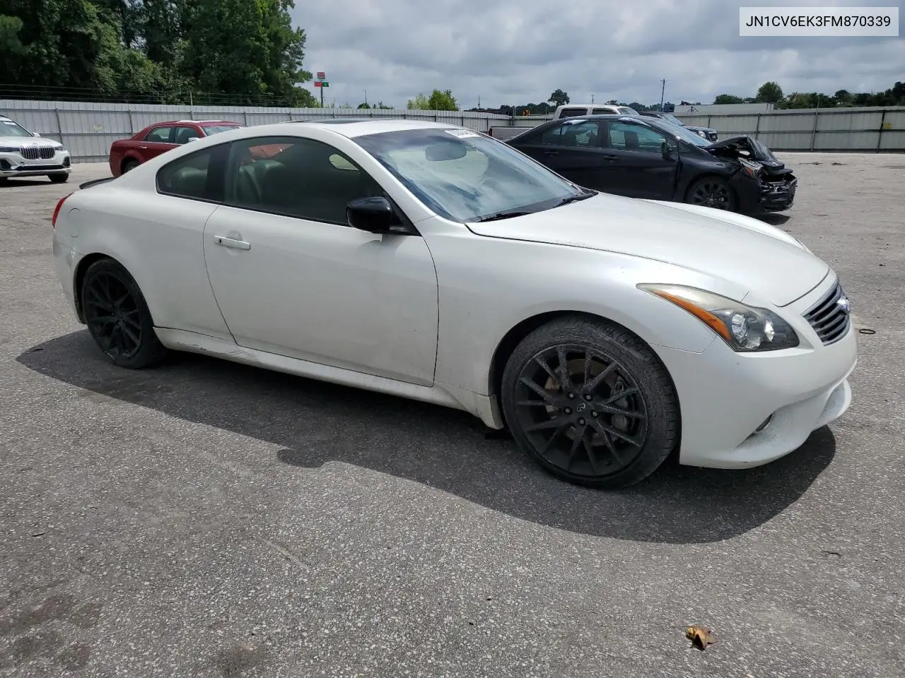 2015 Infiniti Q60 Journey VIN: JN1CV6EK3FM870339 Lot: 63240465