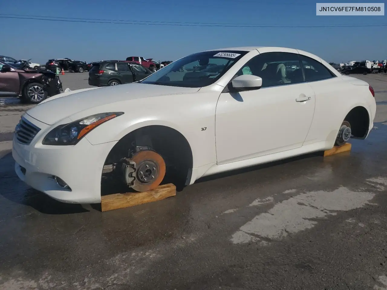 2015 Infiniti Q60 Base VIN: JN1CV6FE7FM810508 Lot: 63295685