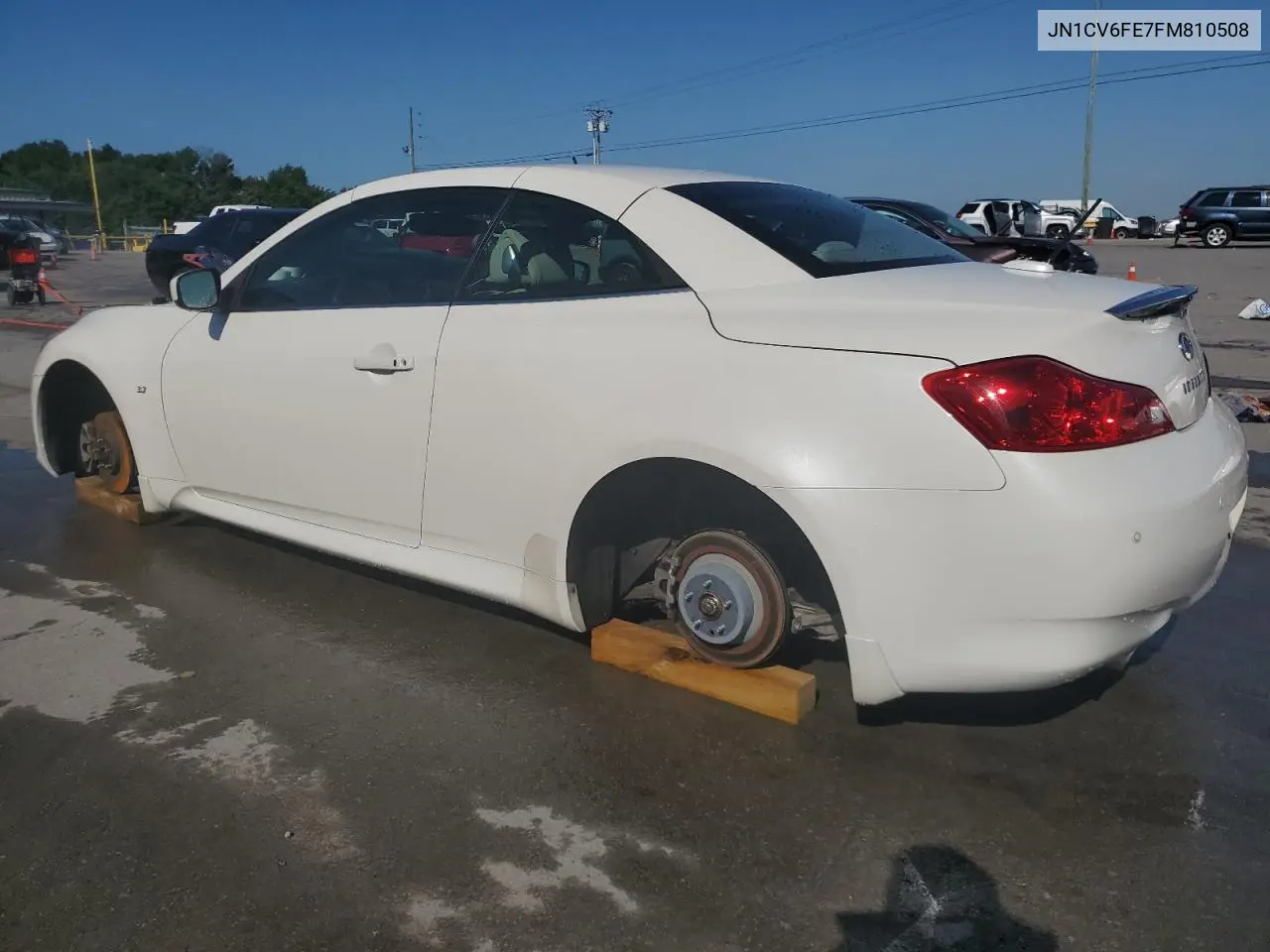 2015 Infiniti Q60 Base VIN: JN1CV6FE7FM810508 Lot: 63295685