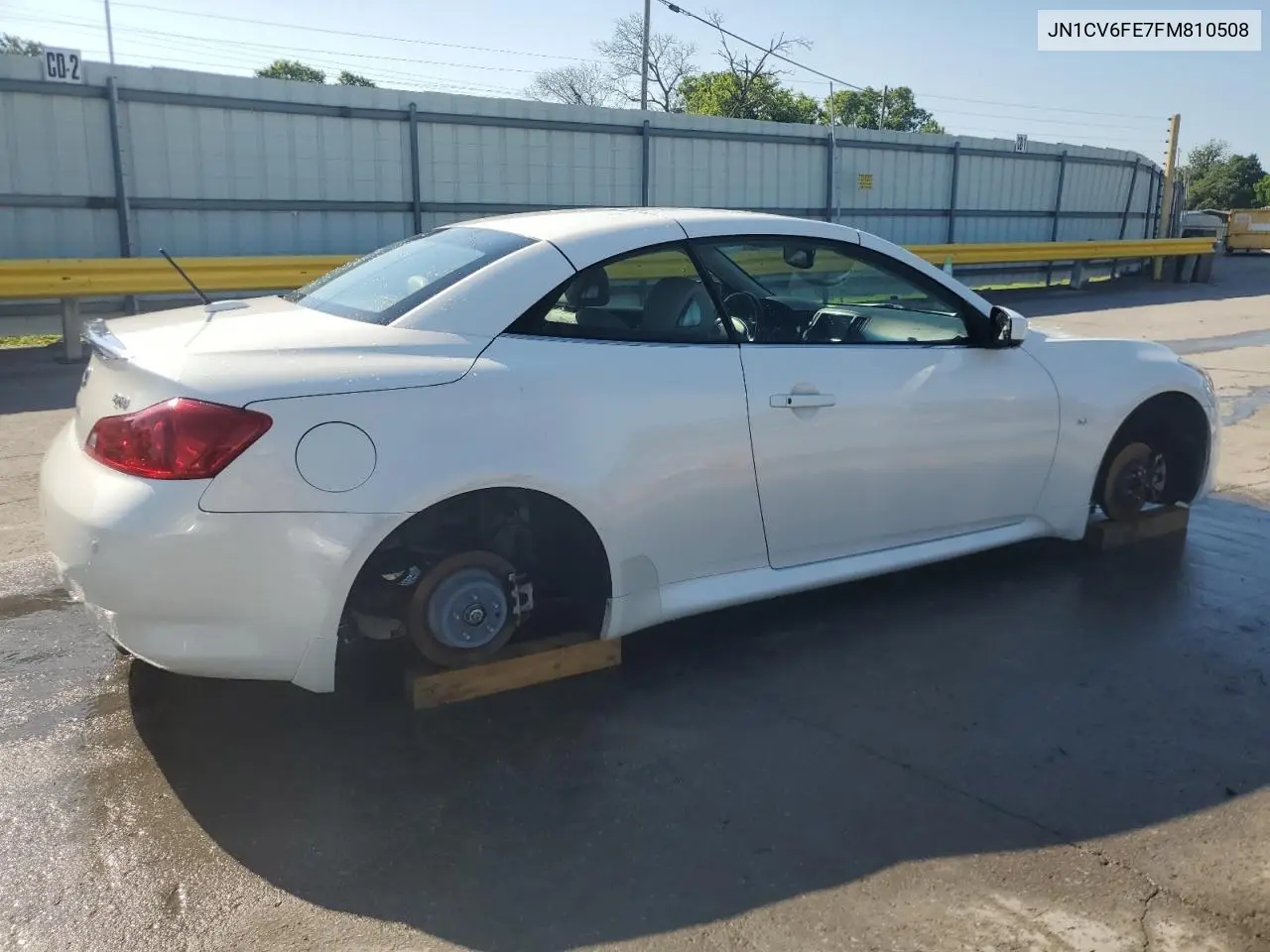 2015 Infiniti Q60 Base VIN: JN1CV6FE7FM810508 Lot: 63295685