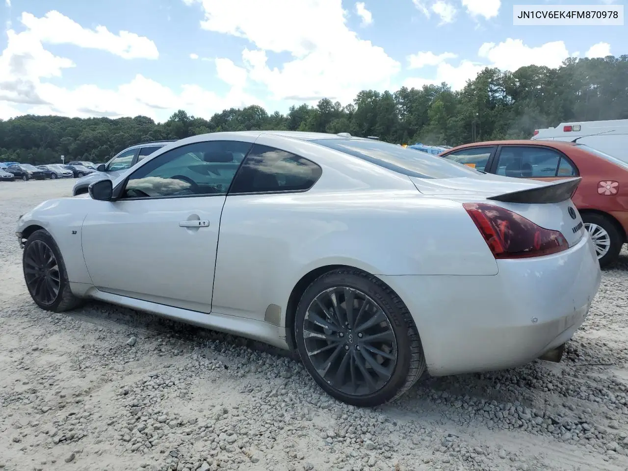 2015 Infiniti Q60 Journey VIN: JN1CV6EK4FM870978 Lot: 64933795